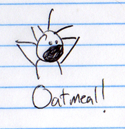 i do not remember drawing this because i was, presumably, "all strung out" on oatmeal.